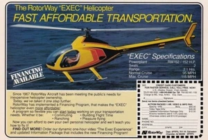 TWO RotorWay EXEC Helicopter Aircraft ads 9/15/2022f - Picture 1 of 2
