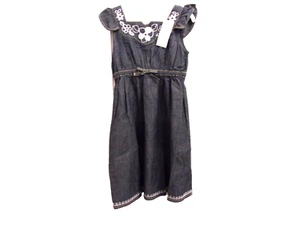 New Gymboree Girl's Embroidery Cap Denim Dress Size 8 Retail $36.95 - Picture 1 of 8