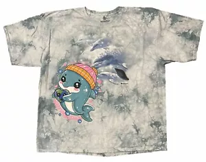 GuzFurbished X The Mountain BLASTOVER SHADOW THE DOLPHIN T-shirt Size 3XL - Picture 1 of 8