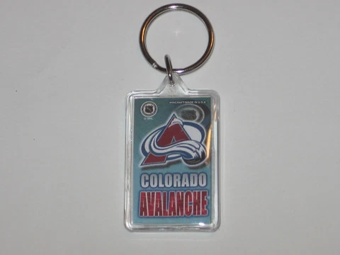 Colorado Avalanche Acrylic Key Ring Key Chain - 2 Sided Graphics FREE SHIPPING!! Cover
