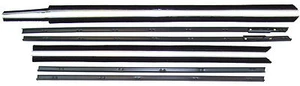 1961 Cadillac Series 62 & Eldorado 2 door hardtop window sweep seals, belt line - Picture 1 of 3