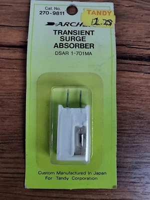 Archer Radio Shack Transient Surge Absorber DSAR 1-701MA - 10Ω - Vintage NOS - Image 1 of 4
