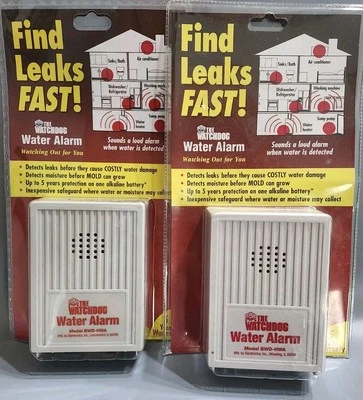 Lote de 2 Nuevas Alarmas de Agua The Watchdog BWD-HWA Selladas Detecta Fugas de Agua Alarma Foto 1 de 3