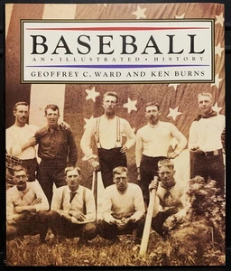 BOOK  "Baseball An Illustrated History" 1994 Hardcover First Edition Dust Jacket - Picture 1 of 4