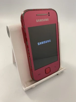 Samsung Galaxy Y S5360 Pink Unlocked 180MB 3.0" 2MP Android Smartphone - Image 1 of 4