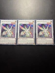 Yugioh! Playset 3x Herold Des Bogenlichts Rare - JUSH-DE051 1. Auflage - Deutsch - Bild 1 von 2