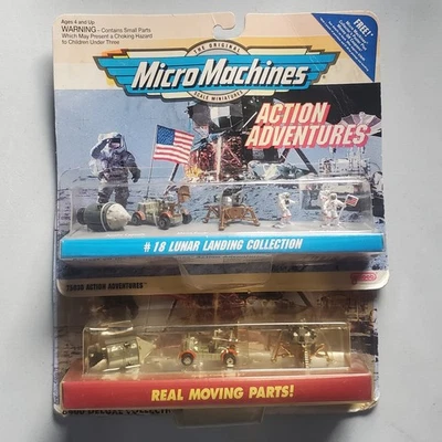 Micro Machines #18 Lunar Landing & Space Collection 2 Sealed With Wear Fast Ship - Image 1 of 4