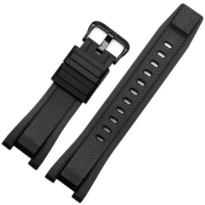 Uhrenarmband Armband 26 mm für Casio GST-210/W300/400G/B100 + Werkzeuge Silikon Kautschuk - Bild 1 von 14