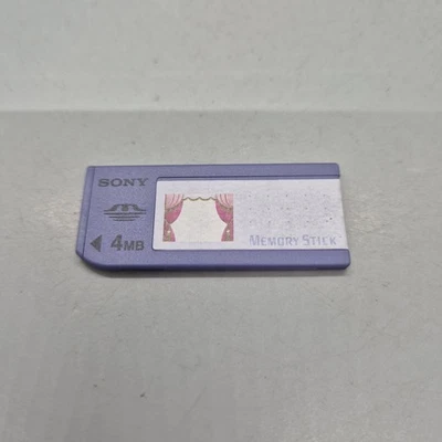 Sony Memory Stick 4MB - Image 1 of 2