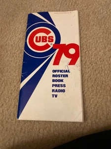 1979 Chicago Cubs Roster Book - Picture 1 of 1