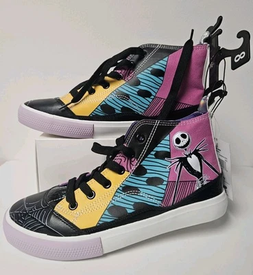 Tim Burton's Pesadilla antes de Navidad Jack Sally Disney Tenis Mujer 8 Zapatos Foto 1 de 4
