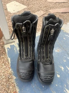 Haix Special Fighter Extreme EMS Firefighter Boot Size 9 Crosstech #504204 - Picture 1 of 9