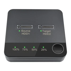 Docking Station SSD Duplicator M.2 SATA Clone Support Disk NVME NOT SUPPORTED - Photo 1/9