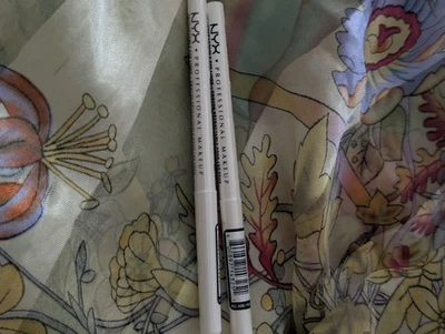 2 NYX Makeup Retractable Eye Liner Pencil Waterproof in White 0.01oz - sealed - Image 1 of 4