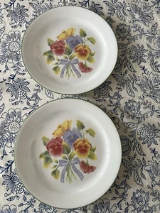 Corelle by Corning Summer Blush 9" Luncheon Plates, Set of 2, Made in USA - Picture 1 of 5