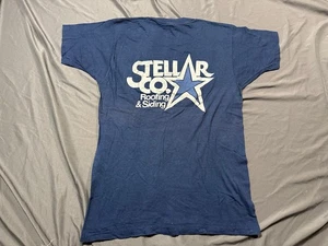 Vintage Stellar Co. Roofing & Siding M Pocket T-Shirt mohawk single stitch - Bild 1 von 5