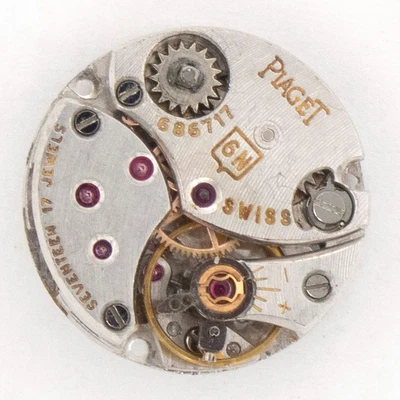 Vintage Piaget Caliber 6N 17-Jewel Backwind Wristwatch Movement - Image 1 of 4