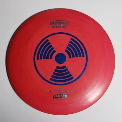 Discraft Elite X Nuke - OOP PFN Disc Golf Distance Driver - Red 169g - Image 1 of 4