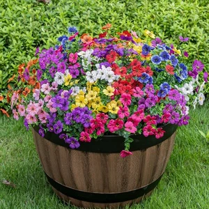 20 Bundles Artificial Fake Flowers for Outdoor Faux Eucalyptus Flowers for Ho... - Picture 1 of 6