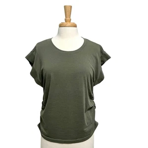 MADEWELL Muscle Tee T-Shirt Side-Cinch Kurzarm olivgrün Gr. XL - Bild 1 von 6