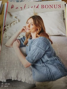 HAYFIELD BONUS DOUBLE KNITTING PATTERN 10276 - SHORT SLEEVE JUMPER - Picture 1 of 1