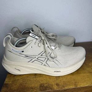 Asics Gel Nimbus 26 Running Shoes Men’s Size 10.5 Beige - Picture 1 of 7