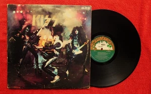 KISS ALIVE 1975 CASABLANCA 2 DISC LP ACE FREHLEY PAUL STANLEY - Picture 1 of 1