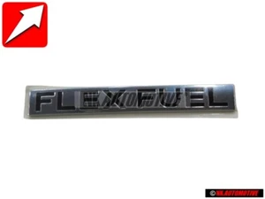 Original VW FLEX FUEL Rear Boot Badge Emblem Chrome - 1K0853675AMFXC - Picture 1 of 1