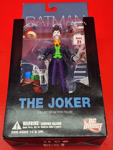 The Joker Series 1 Action Figure The Long Halloween with Christmas Gear DC Cover