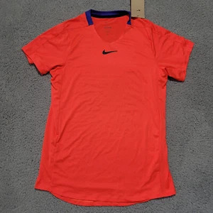 Nike Court DriFIT rot Tennis Shirt Tour Small Player Issued exklusiv DR6548 635 - Bild 1 von 5