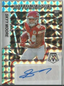 Skyy Moore 2022 Panini Mosaic Rookie Autographs Silver Mosaic Prizm - Picture 1 of 2