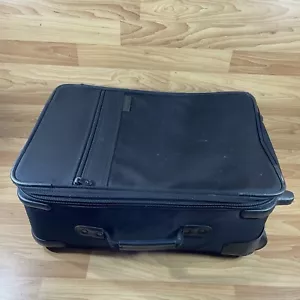 Briggs & Riley Black Ballistic Nylon 21" Upright Wheeled Carry-On Suitcase U21P - Picture 1 of 17