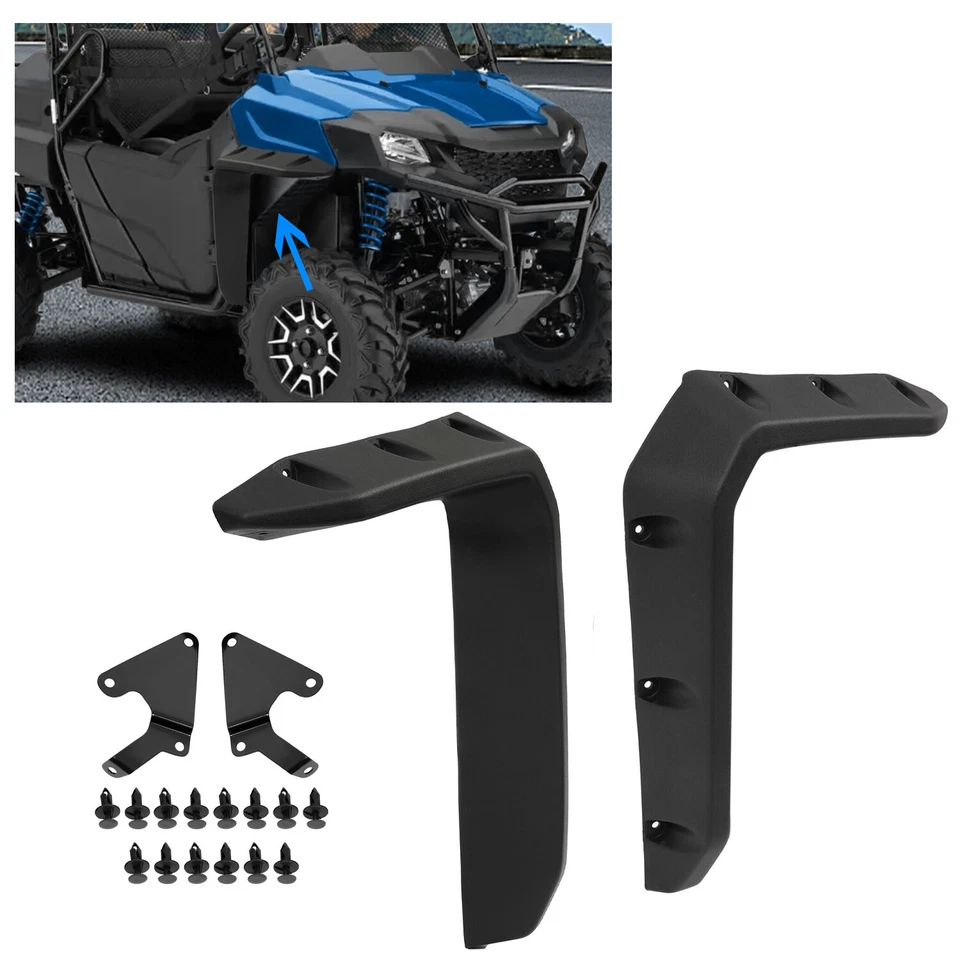 For Honda Pioneer 700 2/4 2014-2021 Pair Front Fender Flares # 08P70-HL3-600 Foto 1 de 4