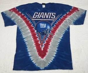 Vintage New York Giants T-Shirt Herren XL blau Batik Y2K Team NFL Bekleidung Athletic - Bild 1 von 9