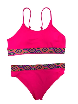 Traje de baño para mujer Bikini 2 piezas traje de baño normal rosa intenso talla XL Foto 1 de 4