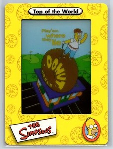 2000 Artbox The Simpsons FilmCardz Homer Top of the World #6