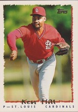 1995 Topps Traded & Rookies Ken Hill #64T St. Louis Cardinals Baseball Card