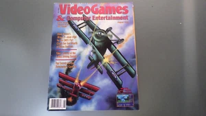 Vtg Aug.1992 Video Games & Computer Entertainment Magazine * WINGS 2 Cover - Picture 1 of 8
