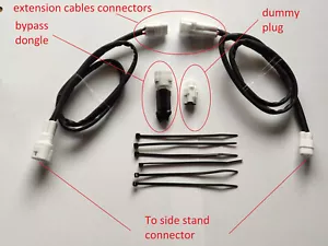 Extension set KTM Side Stand Switch Bypass 790 890 ADVENTURE Dongle Norden 901 - Picture 1 of 11