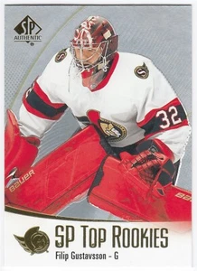 2021-22 Upper Deck SP Authentic Top Rookies FILIP GUSTAVSSON #TR-21 Senators RC - Picture 1 of 1