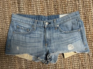 RAG & BONE SHORTS DENIM HOSE GR. 25 BLAU - Bild 1 von 3