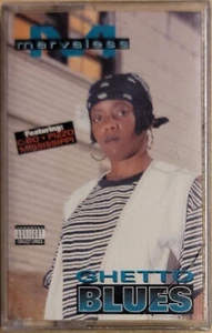 Marvaless Ghetto Blues Cassette Tape AWOL Records Early Hip Hop Rare OOP Vintage - Picture 1 of 4
