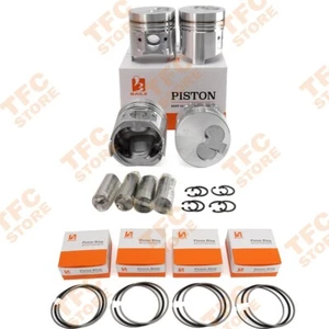 Piston With Piston Ring For Yanmar 4D98E 4TNE98 Engine Rebuild kit 129903-22081 - Picture 1 of 2