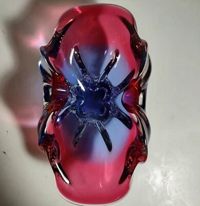 Bohemian Sommerso Art Glasschale - Bild 1 von 6