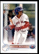 2022 Pro Debut Base #PD-79 Brainer Bonaci - Salem Red Sox