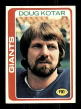 1978 Topps #119 Doug Kotar EX/EX+ NY Giants 218149