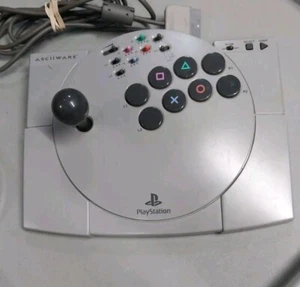 Asciiware Ascii Stick Playstation 1 PS1 Arcade Joystick Controller Tested Works - Picture 1 of 3