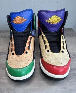 Nike Air Jordan 2 Retro Mehrfarbig CT6244-600 Orange Rot Blau Damengröße 8,5 - Bild 1 von 9