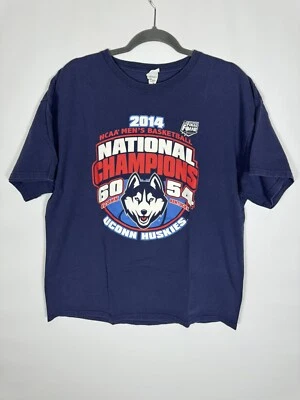 2014 NCAA  Final Four TShirt Mens Size XL UConn Huskies Champions Basketball - Image 1 of 4