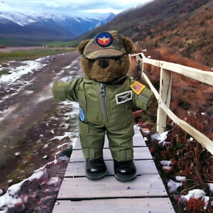 "Traje Bear Forces of America US Army Flite 10"" Ira Green Inc USA Peluche Militar" - Imagen 1 de 9